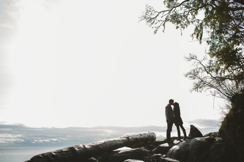 silhouette photography on beach